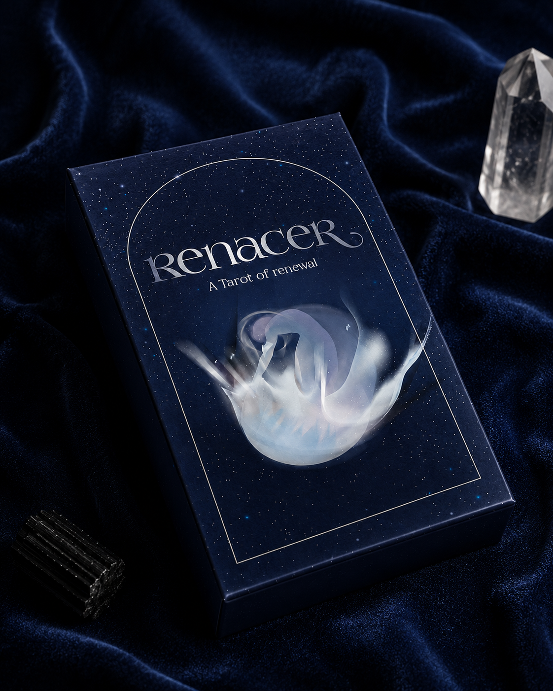 Renacer tarot box, front cover